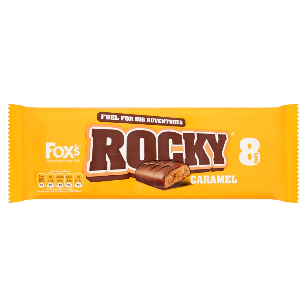 Foxs Rocky Caramel Bar 36 x 7pk x 159g