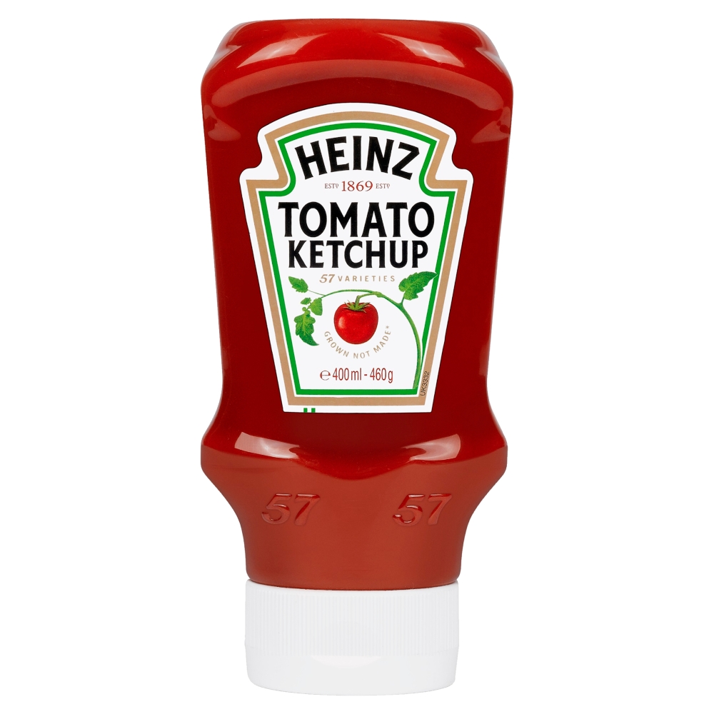 Heinz Tomato Ketchup Top Down 10 x 460g