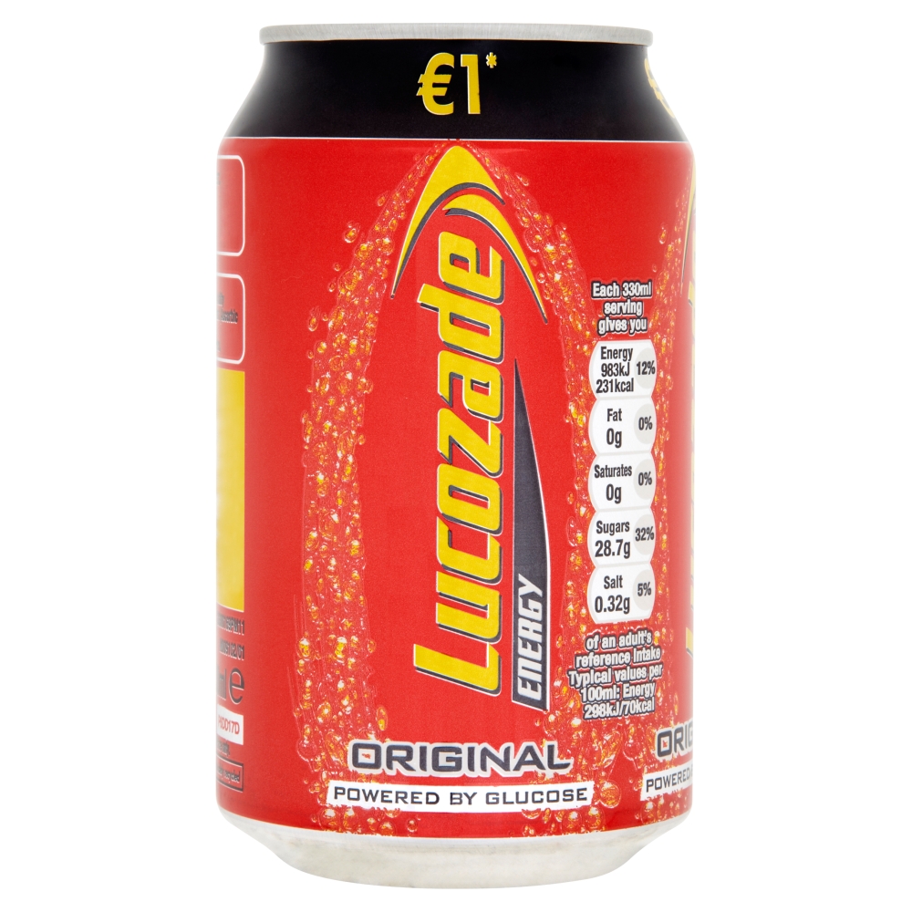 Lucozade Original Cans 24 x 330ml (DRS)