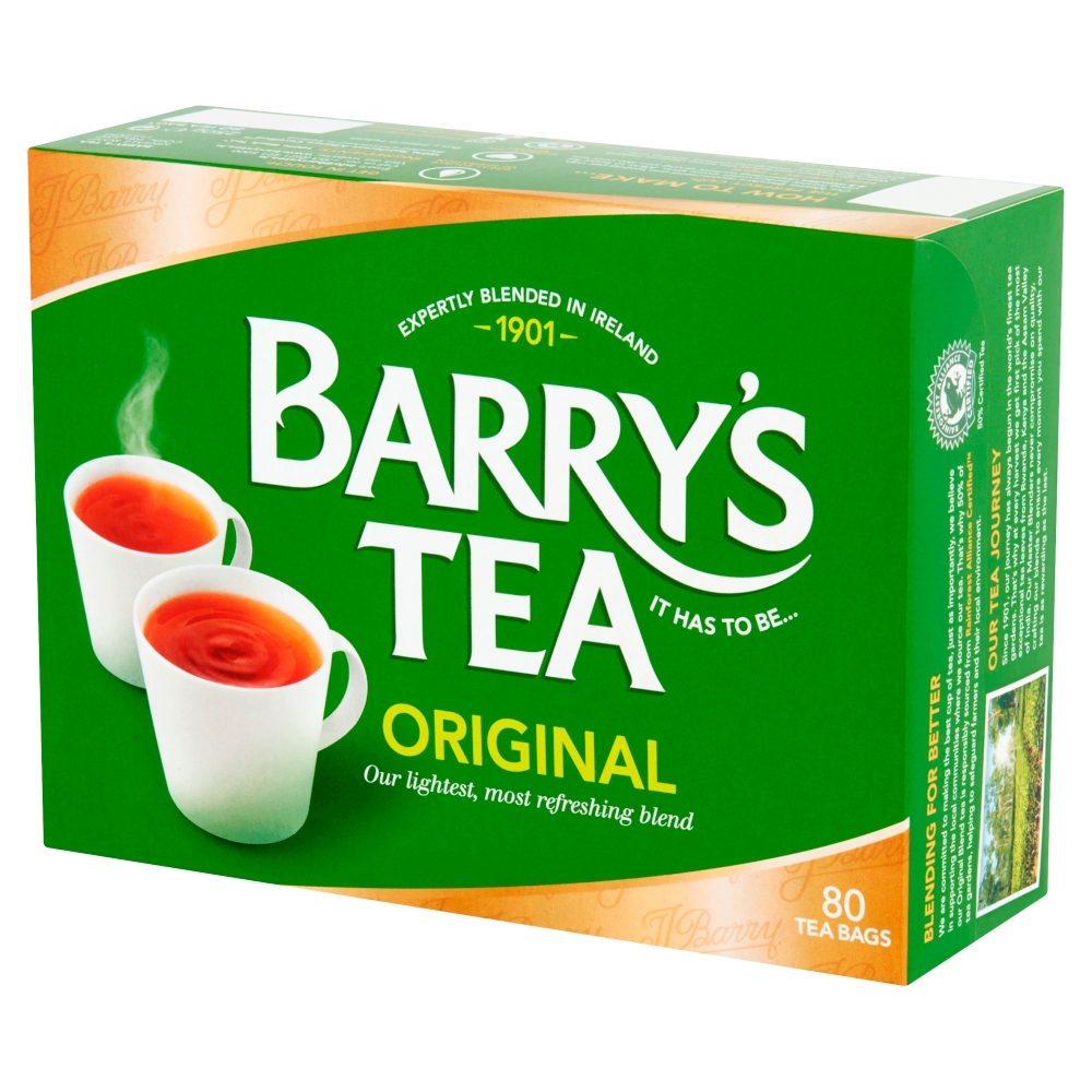 Barry's Original Blend Tea Bags 80s 6 x 250g