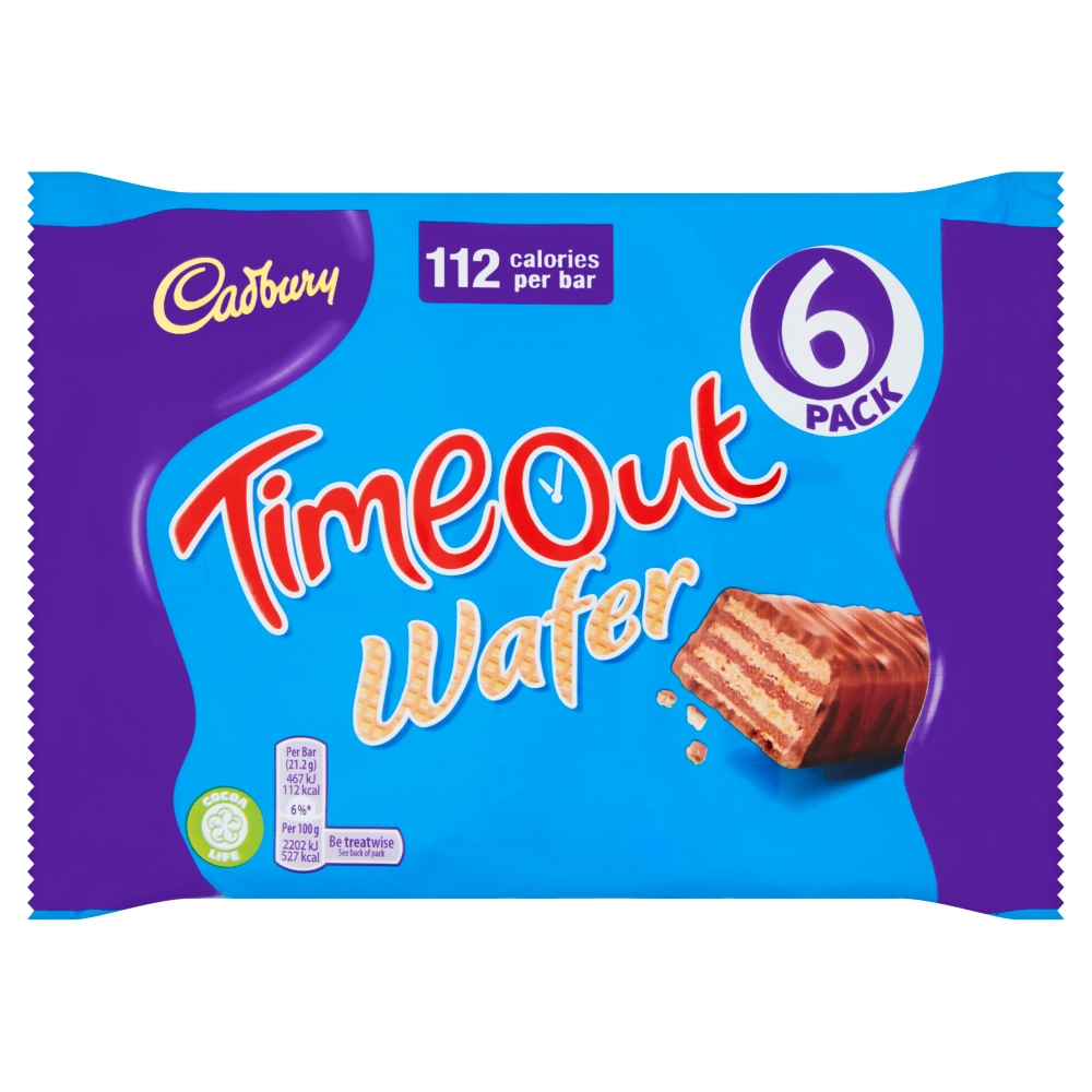 Cadbury Timeout Wafer 13 x 6pk x 127.2g