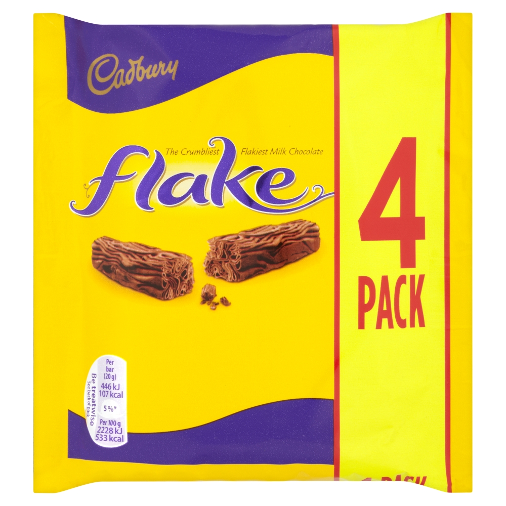 Cadbury Flake 20 x 4pk x 80g
