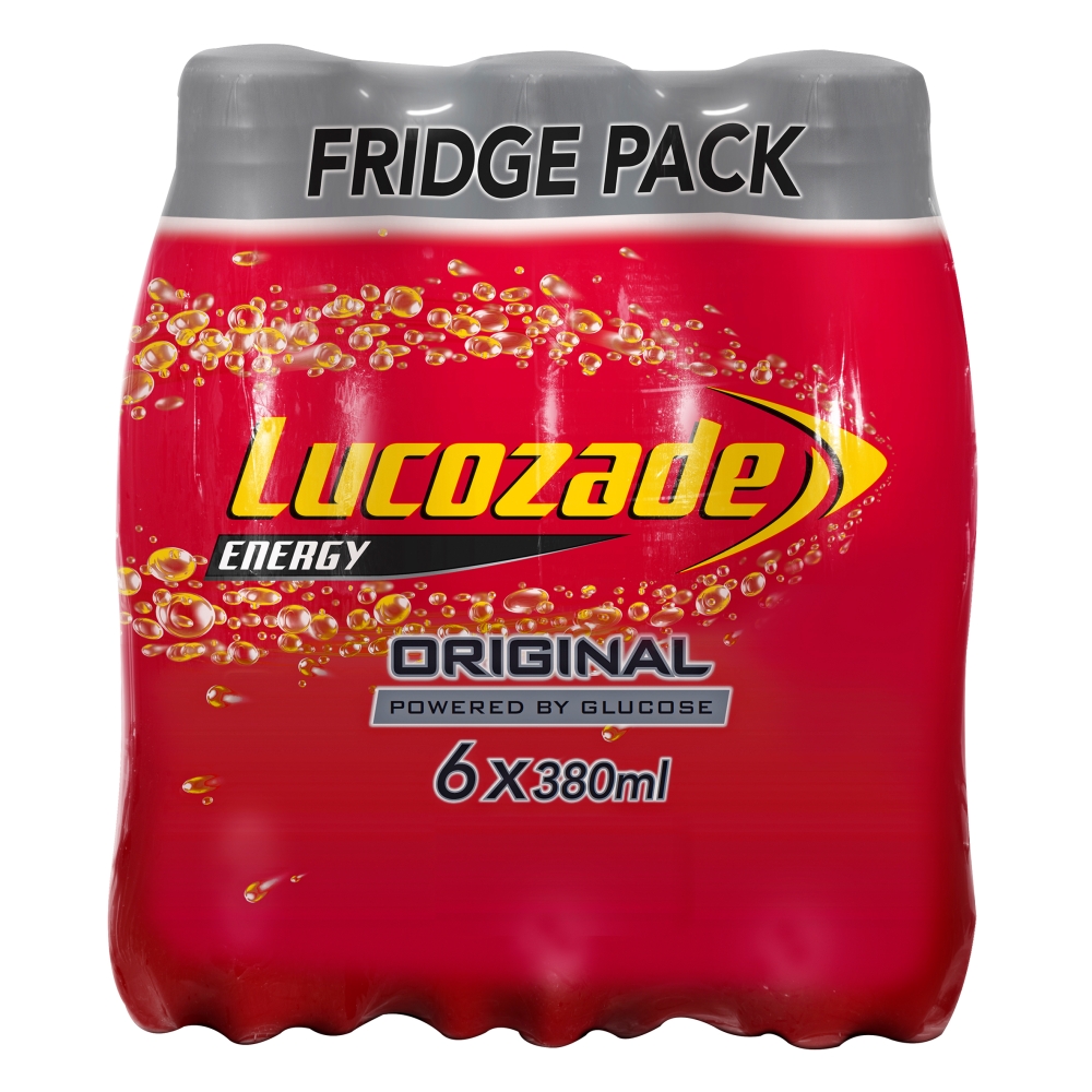 Lucozade Original 4 x 6pk x 380ml (DRS)