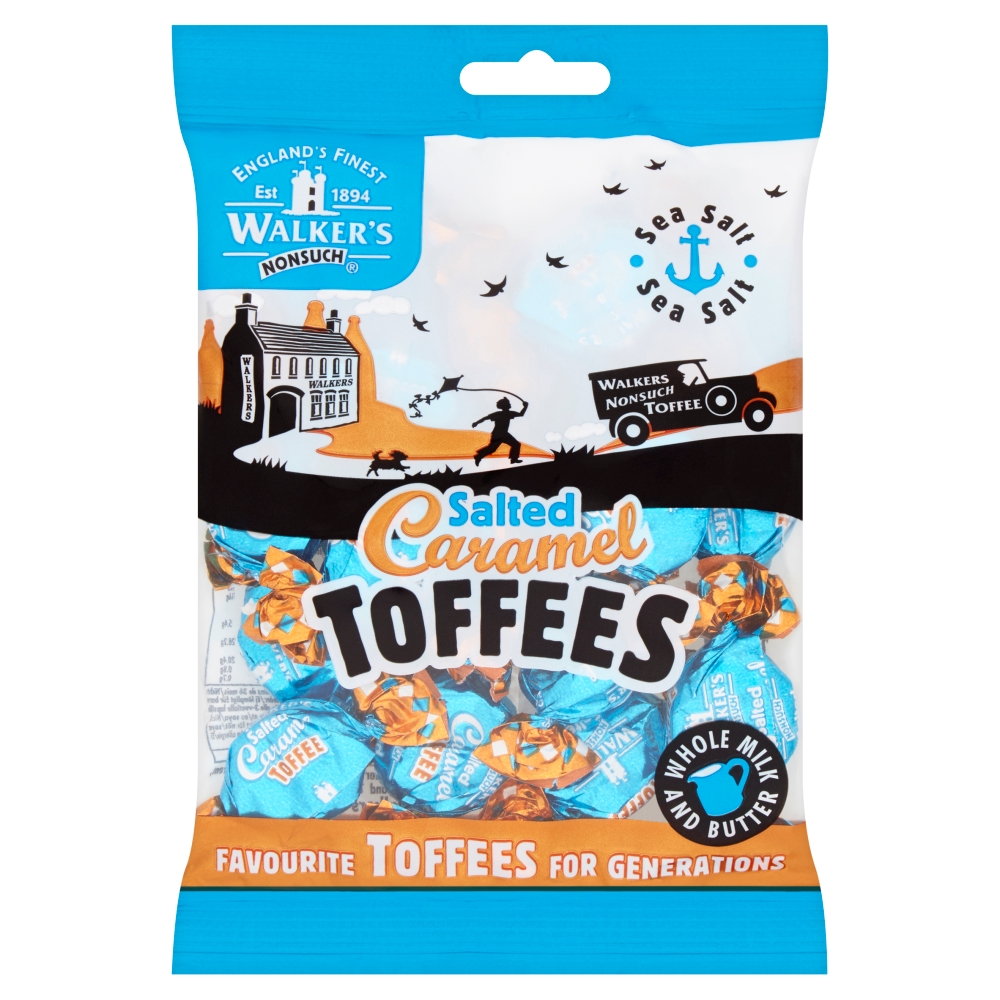 Walkers Salted Caramel Toffees 12 x 150g